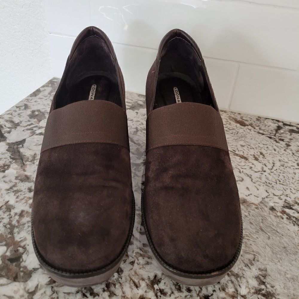 Donald‎ J. Pliner Maka Brown Suede Ankle Booties Size 8.5